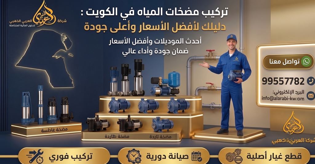 تركيب مضخات المياه في الكويت