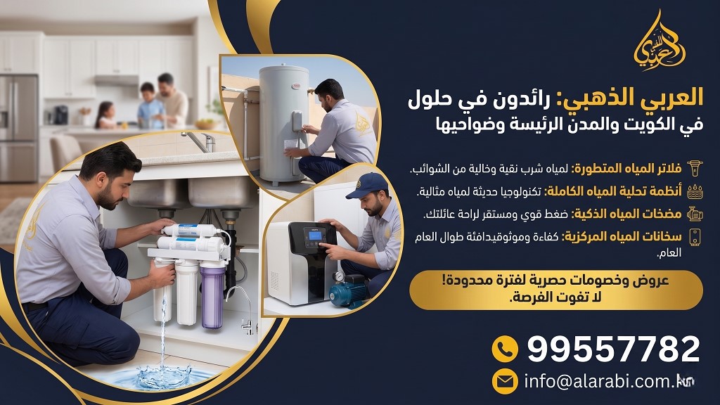 خدمات تركيب فلاتر المياه